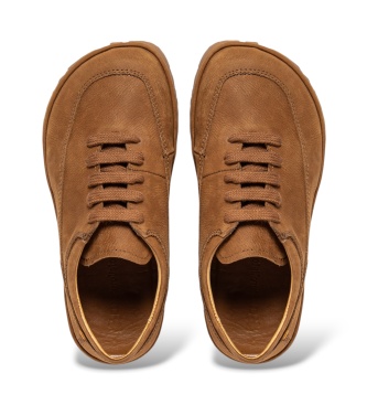 El Naturalista Tribe Light Brown Leather Sneakers N5377