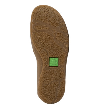 El Naturalista Sapatos de couro N5395 Camura de seda Taupe