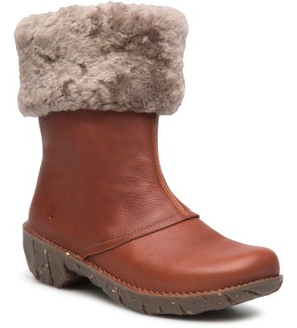 El Naturalista N5412 Natural Grain Wood/ Yggdrasil leather boots