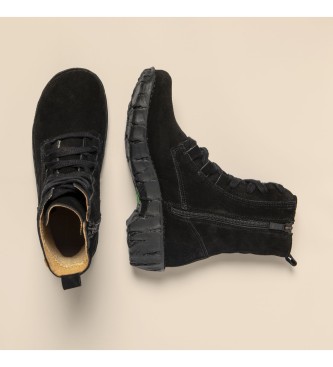 El Naturalista Leather ankle boots N5413 Yggdrasil black -Heel height 4,5cm