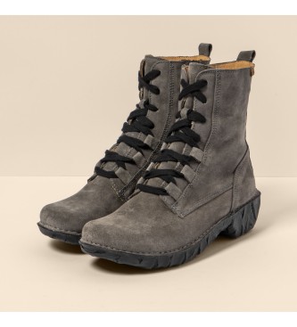 El Naturalista Leather ankle boots N5413 Yggdrasil grey -Heel height 4,5cm