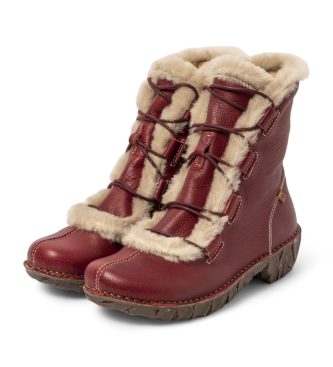 El Naturalista Botines de piel N5414 granate