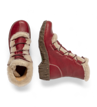 El Naturalista Botines de piel N5414 granate