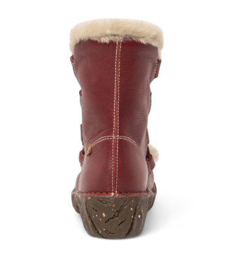 El Naturalista Botines de piel N5414 granate