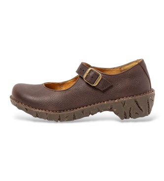 El Naturalista Yggdrasil Brown Leather Shoes N5416