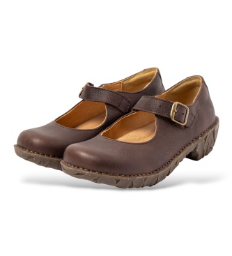 El Naturalista Yggdrasil Brown Leather Shoes N5416