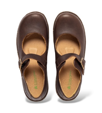 El Naturalista Yggdrasil Brown Leather Shoes N5416