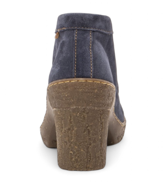 El Naturalista Stivaletti in pelle blu navy N5432