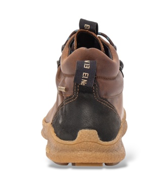 El Naturalista Oroel brown leather ankle boots N5439