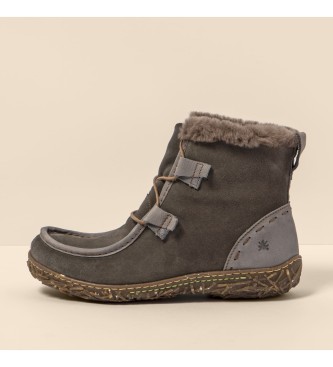 El Naturalista Leather ankle boots N5449 Lux Suede-Pleasant grey