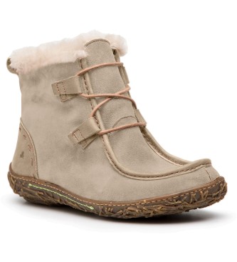 El Naturalista Leather Ankle Boots N5449 Nido grey