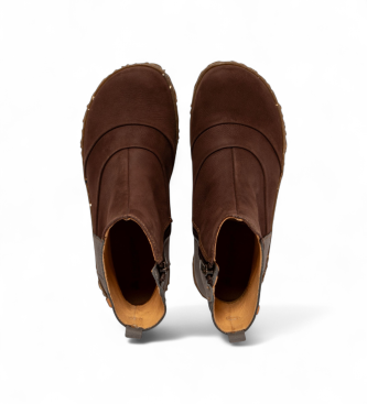 El Naturalista Bruin lederen enkellaarsjes N5450