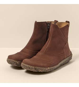 El Naturalista Leather Ankle Boots N5450 Nido brown