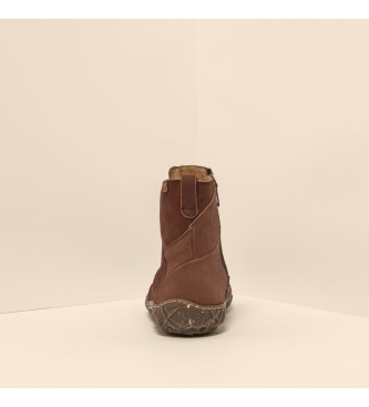 El Naturalista Leather Ankle Boots N5450 Nido brown