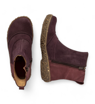El Naturalista Lederstiefeletten N5450 kastanienbraun, lila