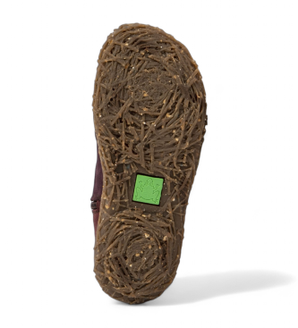 El Naturalista Lederstiefeletten N5450 kastanienbraun, lila