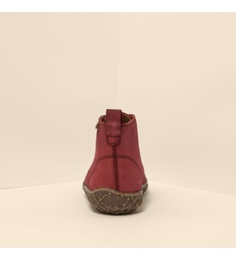 El Naturalista Leather ankle boots N5453 Pleasant Cherry/Nido
