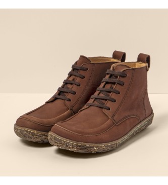 El Naturalista Leather Ankle Boots N5453 Nido brown