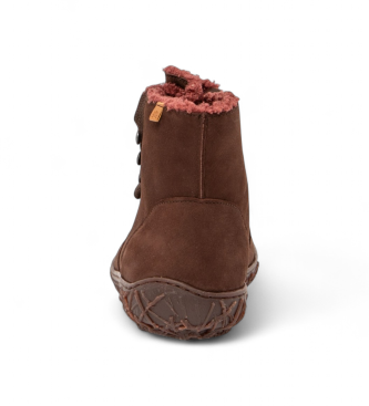 El Naturalista Braune Lederstiefeletten N5456