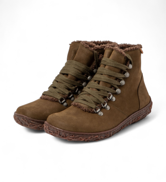 El Naturalista Bottines en cuir N5456 vertes
