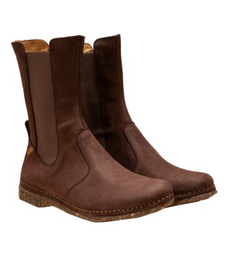 El Naturalista Brown leather boots N5469