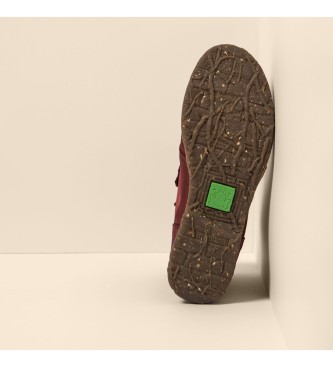 El Naturalista Skórzane buty za kostkę N5470 Pleasant Cherry/ Angkor