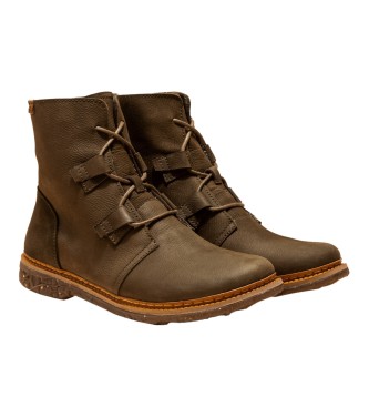 El Naturalista Leather ankle boots N5470 Pleasant green
