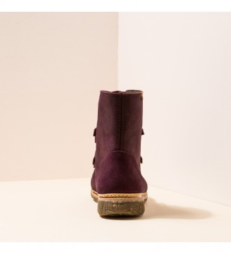 El Naturalista Leather ankle boots N5470 Angkor purple