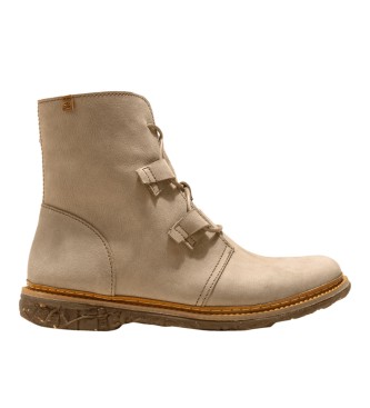 El Naturalista Leather ankle boots N5470 Angkor beige