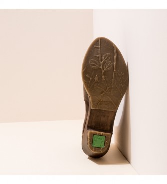 El Naturalista Botas de tornozelo N5492 Castanho Sylvan -Altura do calcanhar 5,5cm