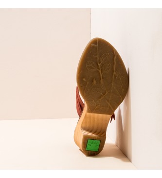 EL NATURALISTA Sandalias de piel Pleasant Caldera  Sylvan naranja -Altura tacn: 6cm-