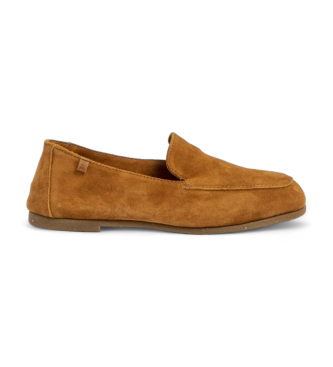 El Naturalista Leren mocassins N5509 Bruin Croch