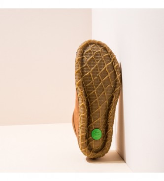 El Naturalista Sneakers in pelle Skin Back Leather Nets cammello