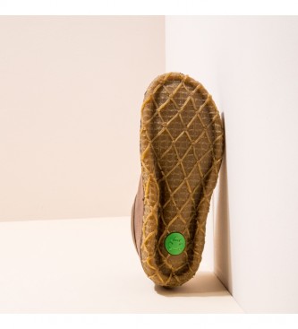 El Naturalista Sapatos de couro N5510 Redes castanhas
