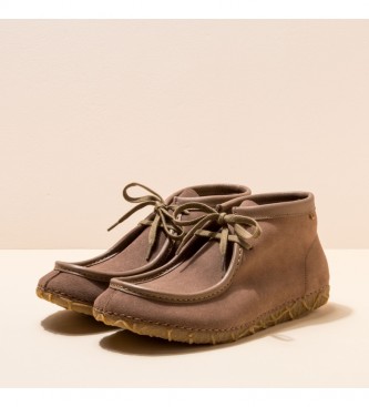 El Naturalista Leather ankle boots N5511 Brown nets