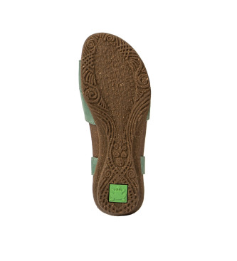 El Naturalista Leather Sandals N5557 Wakataua green