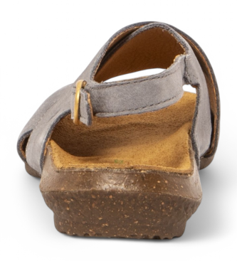 El Naturalista Sandalias de piel N5558 Wakataua azul grisceo