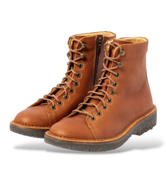 El Naturalista Light brown N5572 Volcano leather ankle boots