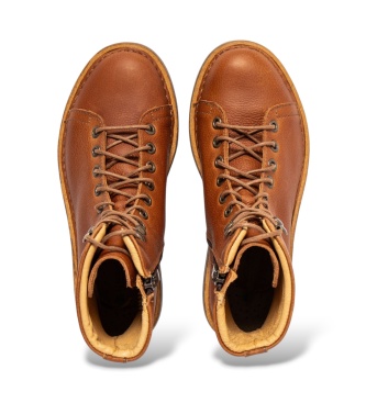 El Naturalista Light brown N5572 Volcano leather ankle boots