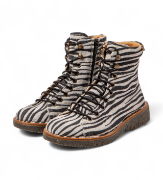 El Naturalista Multicoloured Wulf leather ankle boots