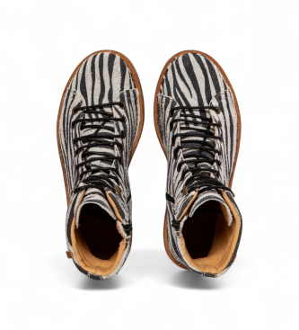 El Naturalista Multicoloured Wulf leather ankle boots