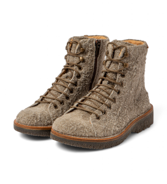El Naturalista Botins em pele N5572P Wulf bege