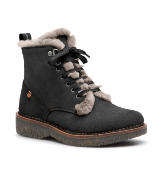El Naturalista Leather ankle boots N5579 Lux Suede black