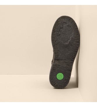 El Naturalista Skórzane buty za kostkę N5580 Wax Nappa Forest/ Volcano