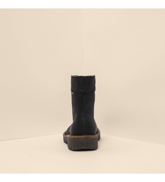 El Naturalista Bottines en cuir N5581 Volcano noir