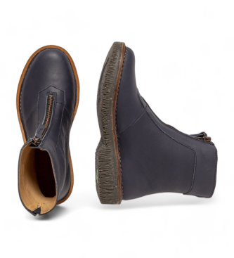 El Naturalista Stivaletti in pelle blu navy N5581