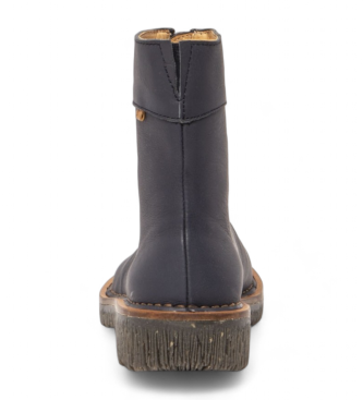 El Naturalista Stivaletti in pelle blu navy N5581