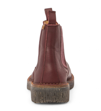 El Naturalista Bottines en cuir N5582 bordeaux Esdemarca Store mode chaussures et accessoires chaussures de grandes marques et chaussures de createurs