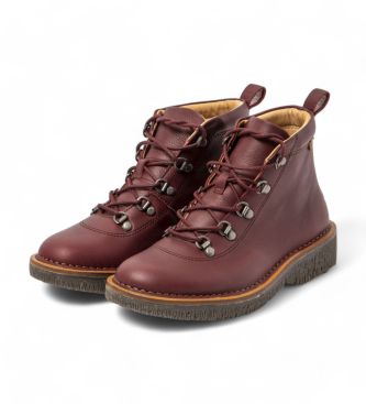 El Naturalista Botines de Piel N5583 Volcano granate