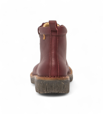 El Naturalista Botines de Piel N5583 Volcano granate